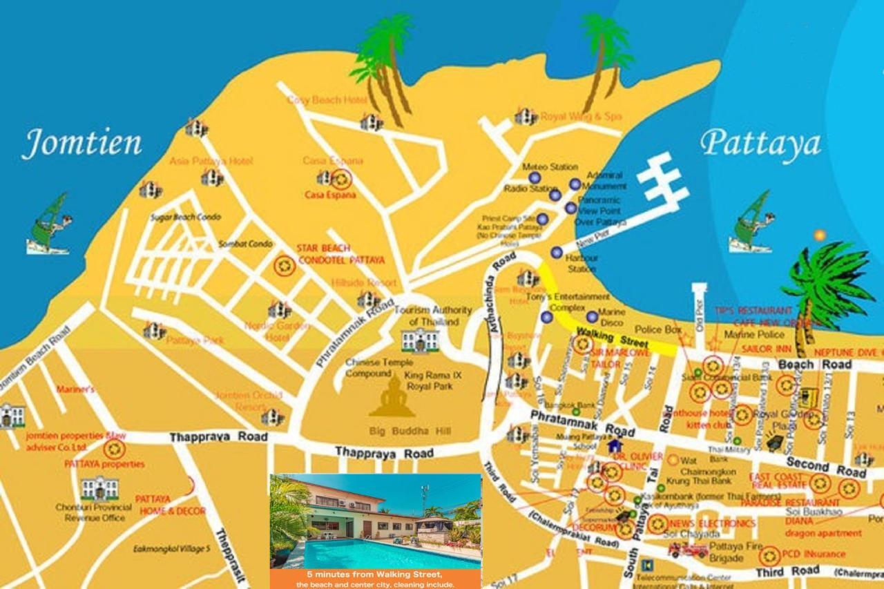 Viewbor Villa - Pattaya Holiday House Walking Street 4 Bedrooms Εξωτερικό φωτογραφία